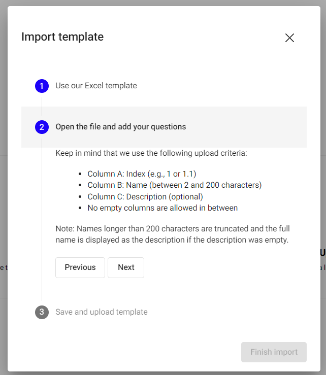 import template