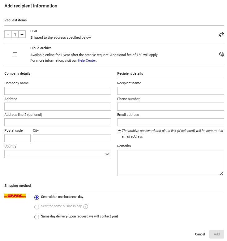 DR archive delivery info.png