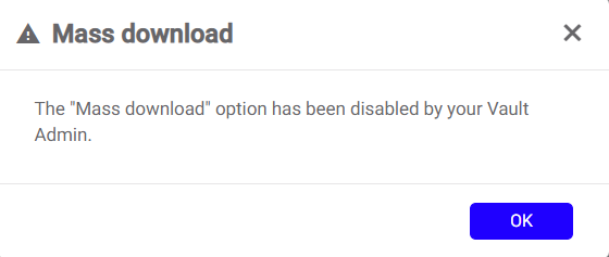 mass download disabled